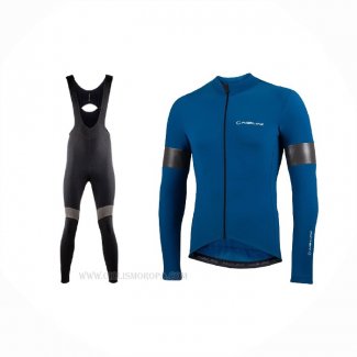 2021 Ropa Ciclismo Nalini Azul Mangas Largas Y Culotte Lunga (2)